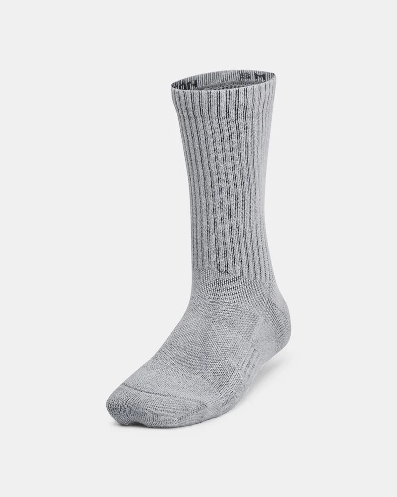 UNDER ARMOUR Kids' Training Cotton Crew Socks (6 Pairs)